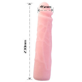 Baile – Realistische huidgevoel siliconen dildo 23 cm