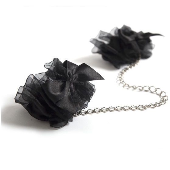 Bijoux – Indiscrets Frou Frou Organza Handschellen