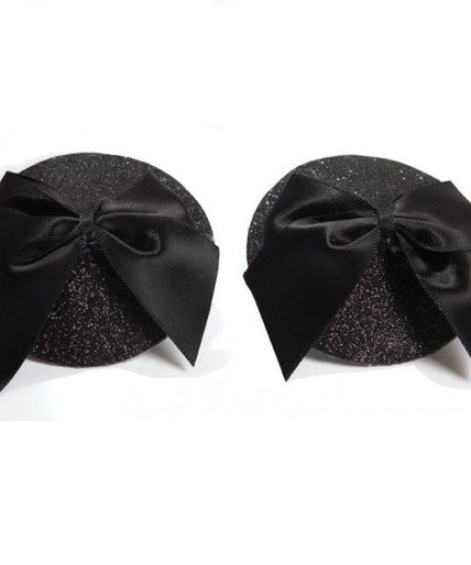 Bijoux – Burlesque Glänzende Brustwarzenabdeckungen mit Schleife Bijoux – Burlesque Glänzende Brustwarzenabdeckungen mit Schleife