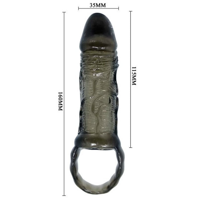 Baile – Penisverlängerungshülle mit Riemen für Hoden 11,5 cm