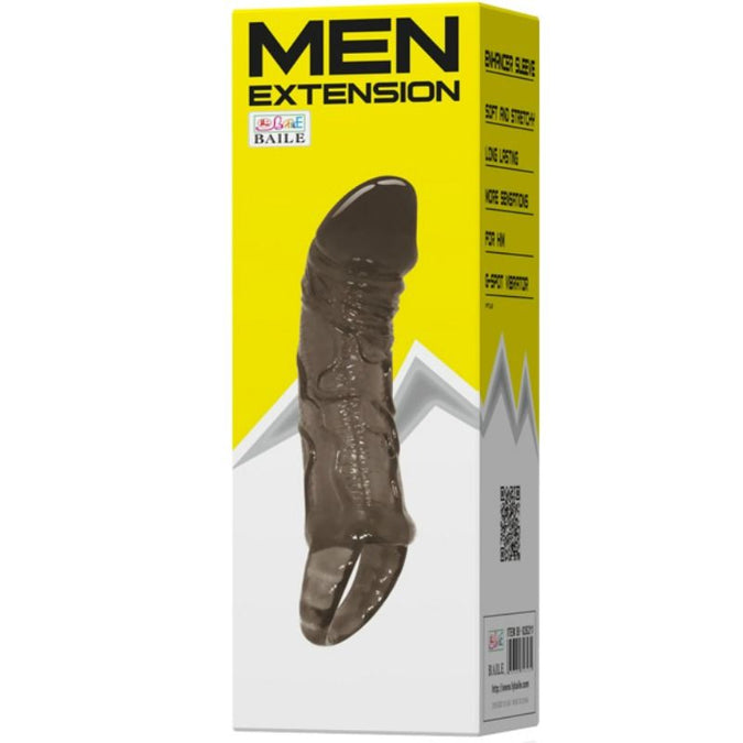 Baile – Penisverlängerungshülle mit Riemen für Hoden 11,5 cm