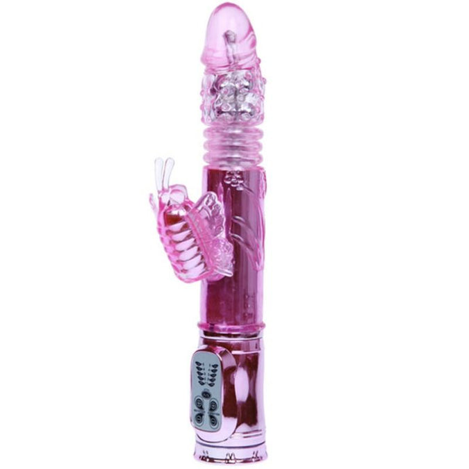 Baile – Wiederaufladbarer Vibrator mit Rotation und pulsierendem Butterf-Stimulator
