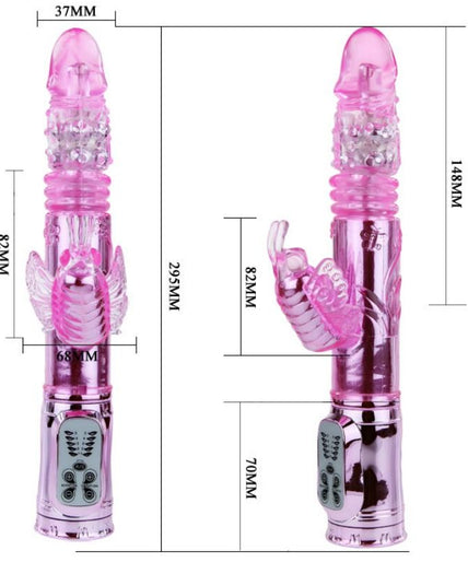 Baile – Wiederaufladbarer Vibrator mit Rotation und pulsierendem Butterf-Stimulator Baile – Wiederaufladbarer Vibrator mit Rotation und pulsierendem Butterf-Stimulator