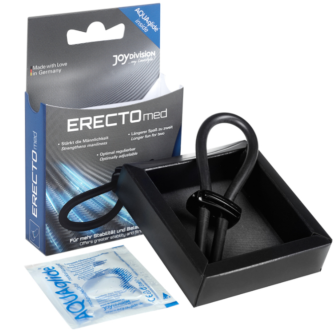 Joydivision Potenzduo – Silicone Black Ring - M