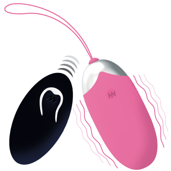 Intense – Flippy II Vibrations-Ei mit Fernbedienung Pink