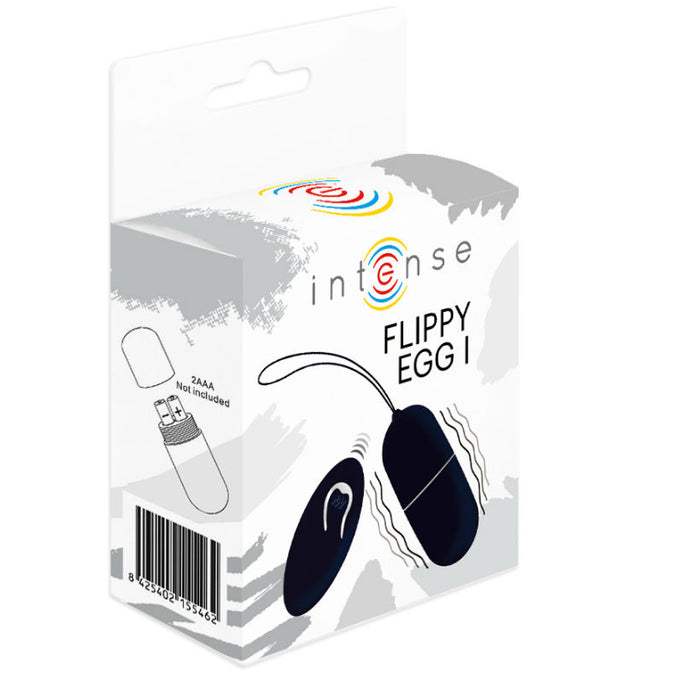 Intense – Flippy I Vibrations-Ei mit Fernbedienung Schwarz