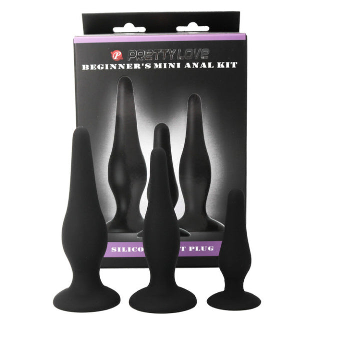 Pretty Love – Analplugs Silikon Einsteiger-Set