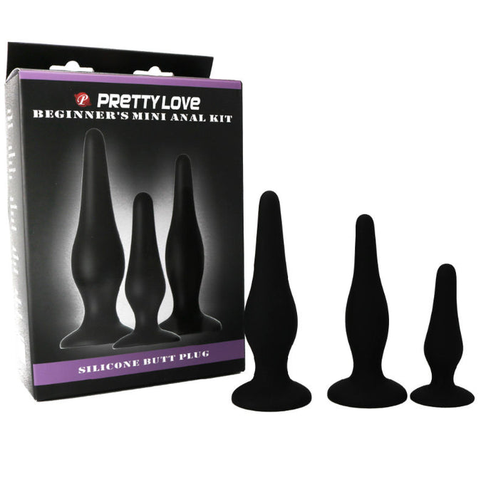 Pretty Love – Analplugs Silikon Einsteiger-Set