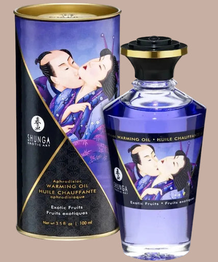 Shunga – Heat Effect Massage Oil Exotic Fruits 100ml Shunga – Heat Effect Massage Oil Exotic Fruits 100ml