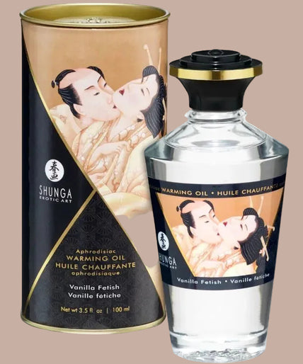Shunga – Heat Effect Fetish Vanilla Flavour Massage Oil 100ml Shunga – Heat Effect Fetish Vanilla Flavour Massage Oil 100ml