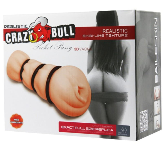 Crazy Bull – Vagina-Masturbator mit Ringen