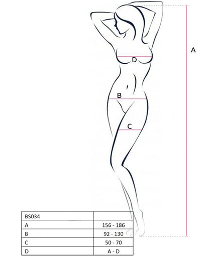 Passion – Woman Bs034 Roter Bodystocking One Size Passion – Woman Bs034 Roter Bodystocking One Size