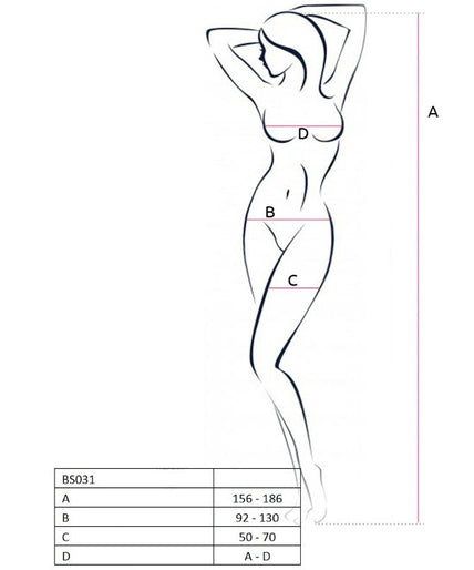 Passion – Woman Bs031 Roter Bodystocking One Size Passion – Woman Bs031 Roter Bodystocking One Size