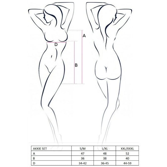 Passion – Woman Akkie Set Krankenschwester Kostüm S/M
