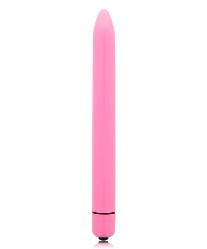 Glossy – Slim Vibrator Deep Rose