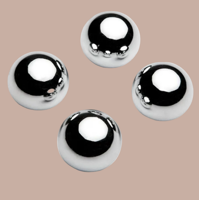 Metal Hard – Set 2 Magnetische Kugeln 10 mm – Edelstahl