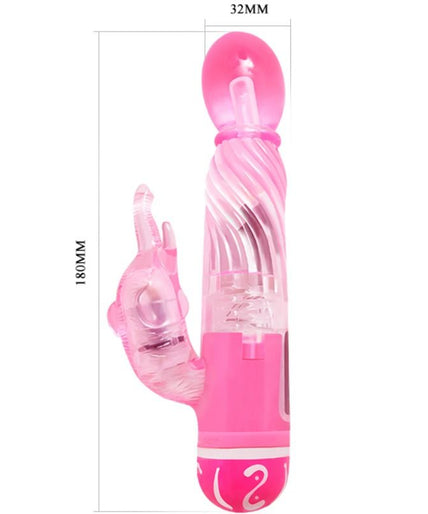 Baile – Multigeschwindigkeits-Vibrator mit Pinkem Stimulator Baile – Multigeschwindigkeits-Vibrator mit Pinkem Stimulator