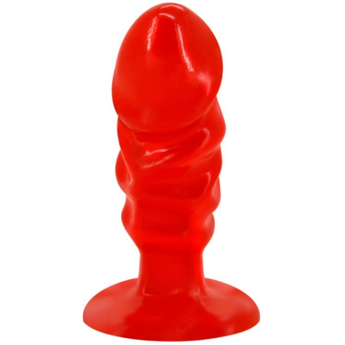 Baile – Unisex Analplug mit rotem Saugnapf