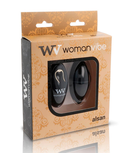 Womanvibe – Alsan Egg Remote Control Black Silicone Black Womanvibe – Alsan Egg Remote Control Black Silicone Black