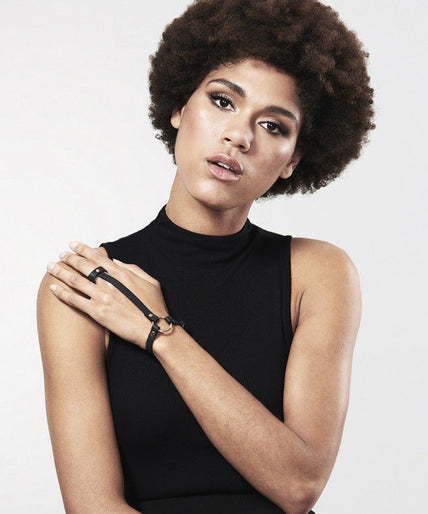 Bijoux – Indiscrets Maze Armband / Handgeschirr Schwarz Bijoux – Indiscrets Maze Armband / Handgeschirr Schwarz