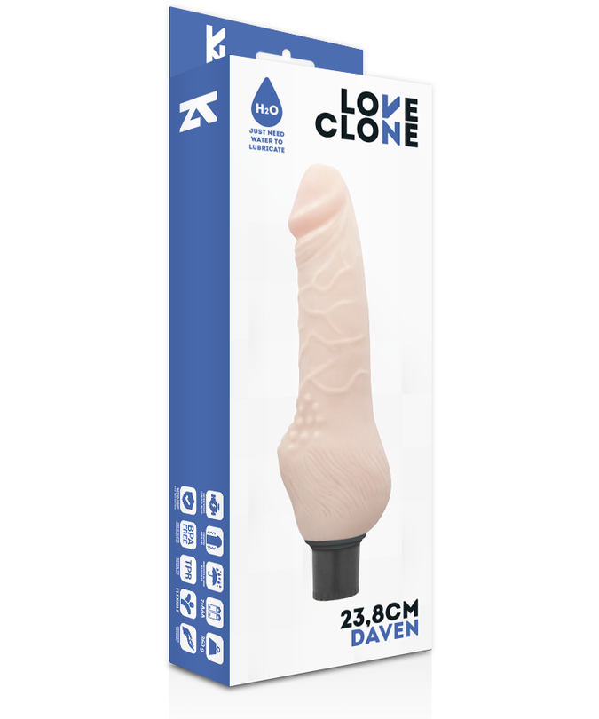 Loveclone – Daven Self Lubrication Realistic 23.8 Cm -O- 3.8 Cm