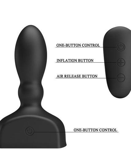 Pleasurements – Pretty Love – Marriel Aufblasbarer Prostata-Vibrator mit Fernbedienung Pleasurements – Pretty Love – Marriel Aufblasbarer Prostata-Vibrator mit Fernbedienung