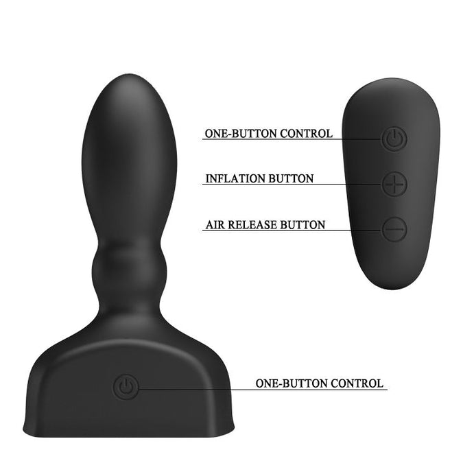 Pleasurements – Pretty Love – Marriel Aufblasbarer Prostata-Vibrator mit Fernbedienung