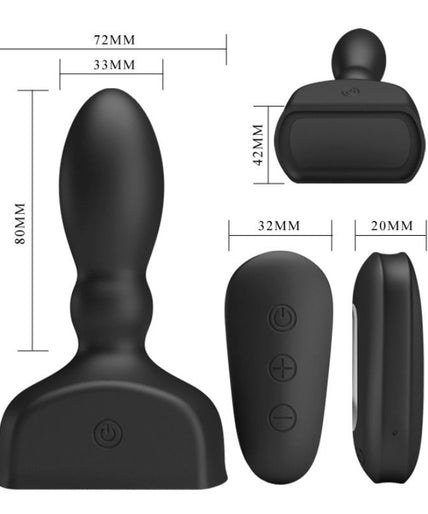 Pleasurements – Pretty Love – Marriel Aufblasbarer Prostata-Vibrator mit Fernbedienung Pleasurements – Pretty Love – Marriel Aufblasbarer Prostata-Vibrator mit Fernbedienung