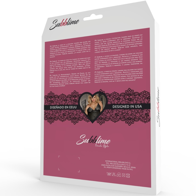 Subblime – Queen Plus Fetisch Kurzarm Teddy