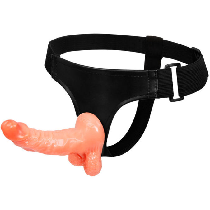 Baile – Harness mit realistischem Penis und ultra leidenschaftlichem verstellbarem Slip 15,5 cm