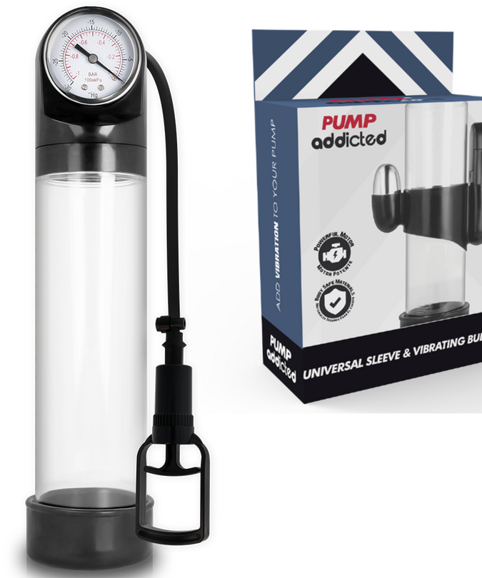 Pump Addicted – Rx9 Transparante Vibrator