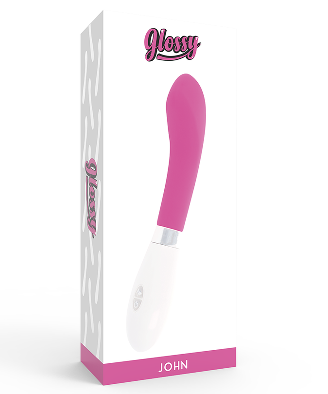 Glossy – John Vibrator Pink