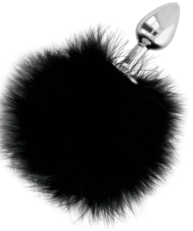 Darkness – Extra Anal Buttplug mit Schwanz Schwarz 7 cm