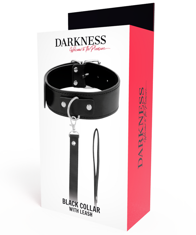 Darkness – Posture Necklace with Leather Chain