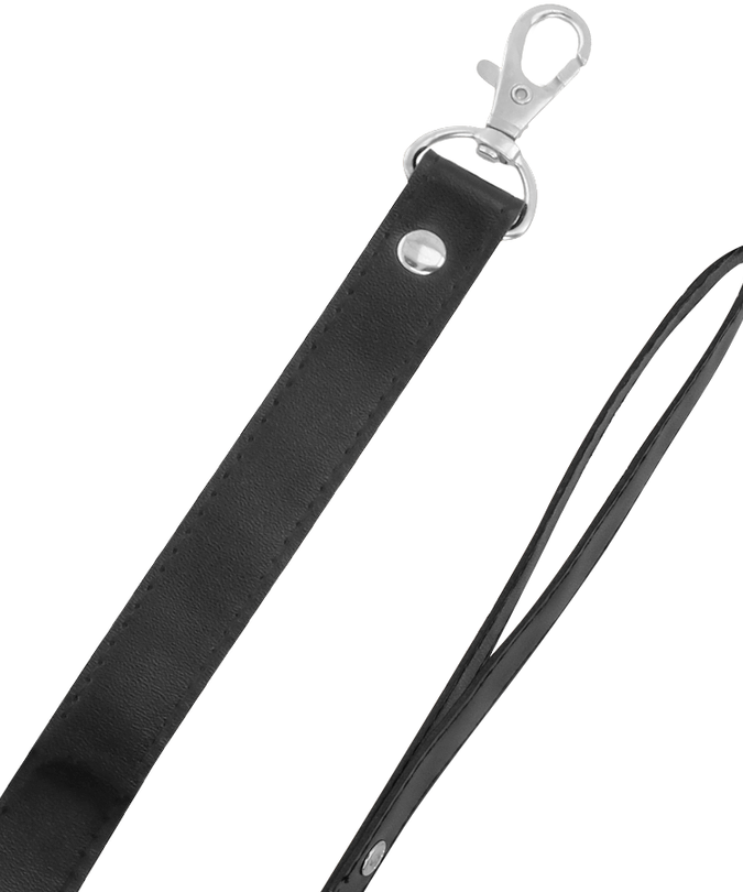 Darkness – Posture Necklace with Leather Chain