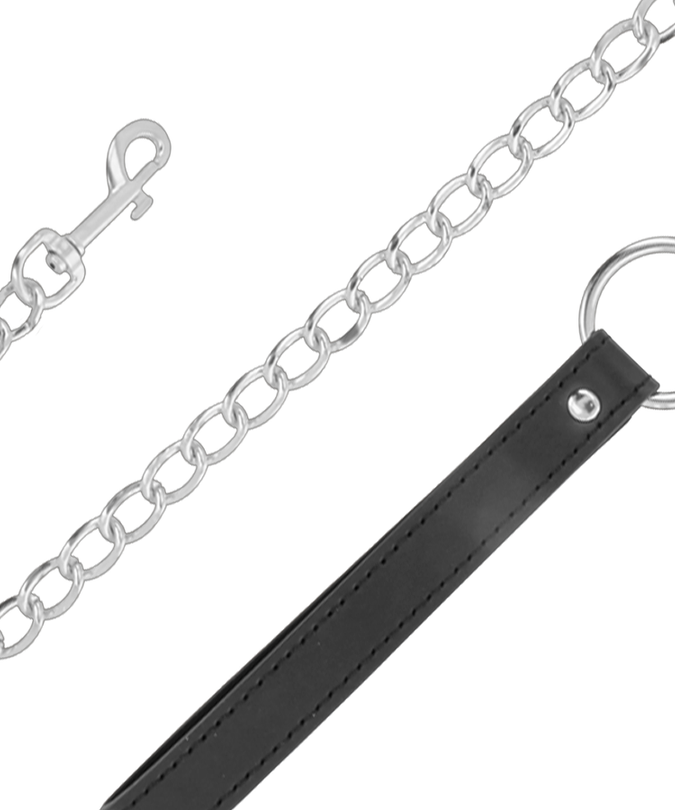 Darkness – Comfortable Posture Necklace with Leather Chain