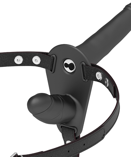 Fetish Submissive Harness – Doppelpenetrationsvibrator Schwarz Fetish Submissive Harness – Doppelpenetrationsvibrator Schwarz