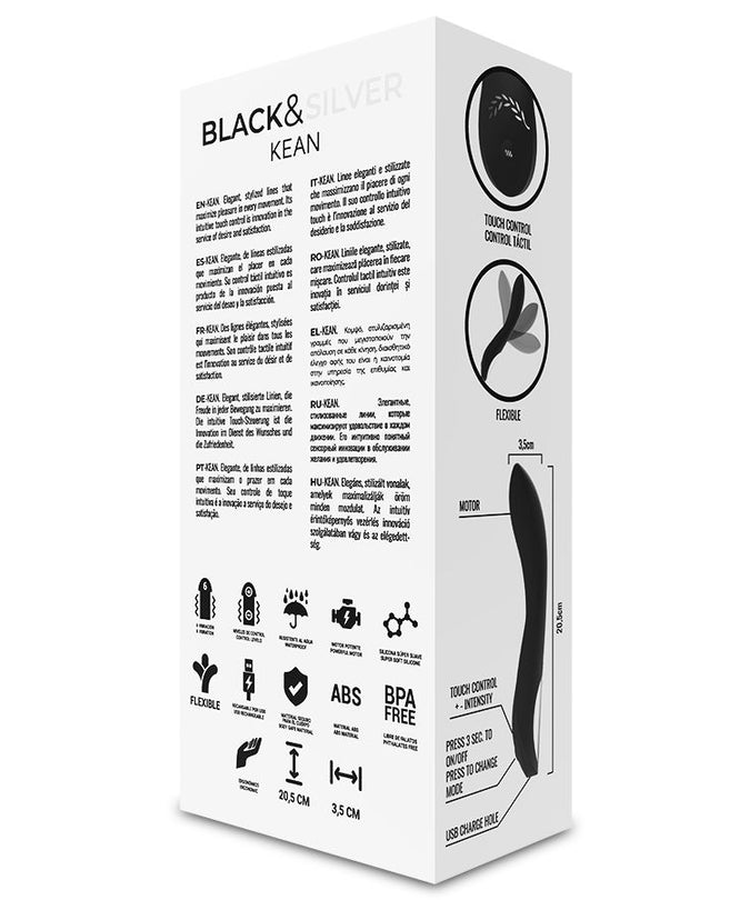 Black&silver – Kean Vibrator Touch Control
