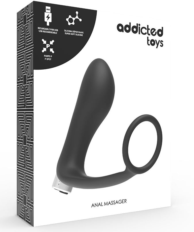 Addicted Toys – Prostatic Vibrator Rechargeable Model 1 – Black