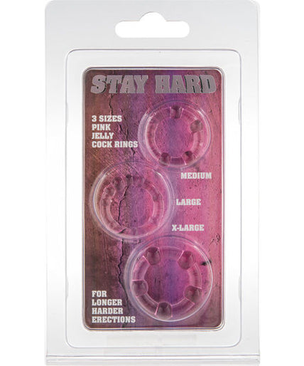 Seven Creations – Set of Three Pink Penis Rings Seven Creations – Set of Three Pink Penis Rings