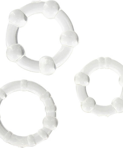 Seven Creations – Set of Three Transparent Penis Rings Seven Creations – Set of Three Transparent Penis Rings