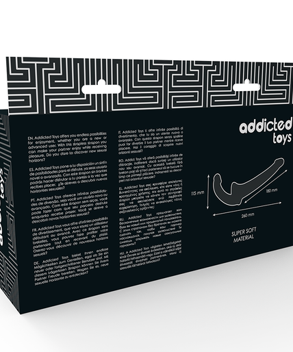 Addicted Toys – Dildo with Rna S Without Subjection Black Addicted Toys – Dildo with Rna S Without Subjection Black