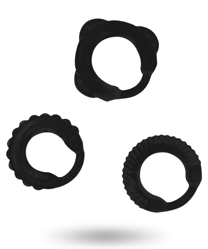Addicted Toys – C-Ring Set Black
