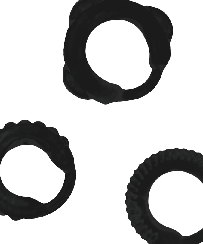 Addicted Toys – C-Ring Set Black