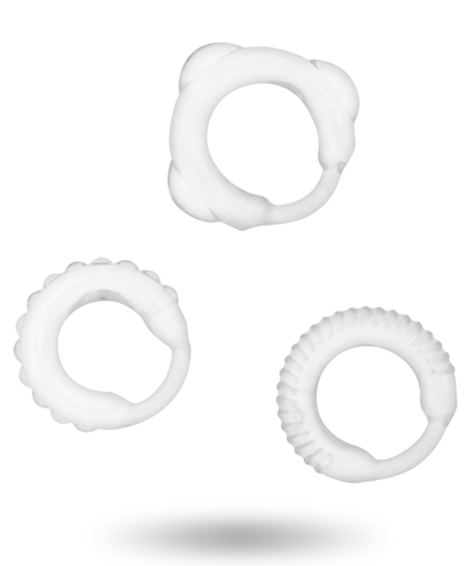 Addicted Toys – C-Ring Set Clear Addicted Toys – C-Ring Set Clear