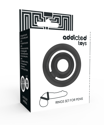 Addicted Toys – Potenz- C-Ring Penis Black Addicted Toys – Potenz- C-Ring Penis Black