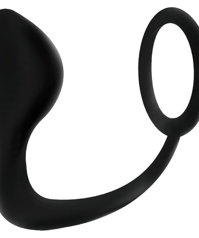Addicted Toys – Analplug mit schwarzem Penisring