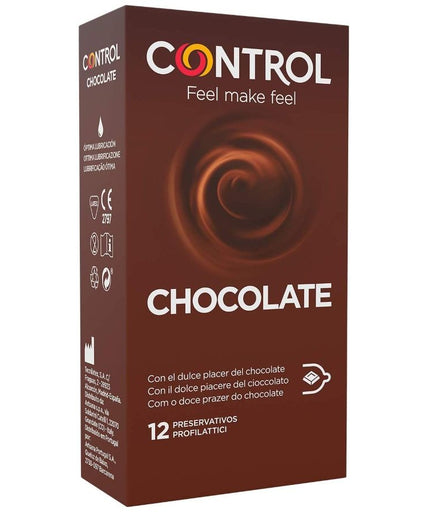 Controle – Adapta Chocolade Condooms 12 Stuks Controle – Adapta Chocolade Condooms 12 Stuks