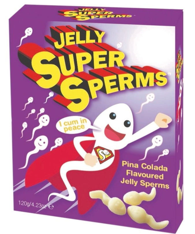 SPENCER & FLEETWOOD - JELLY SUPER SPERM GUMMIES FORM SPERM 120 GR