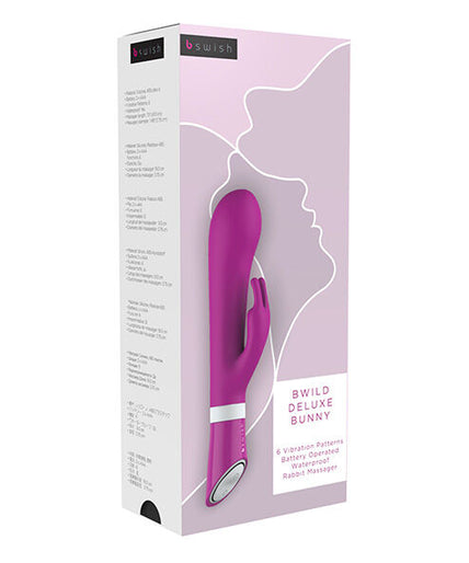 B Swish – Bwild Deluxe Bunny Rabbit Vibrator Himbeere B Swish – Bwild Deluxe Bunny Rabbit Vibrator Himbeere